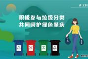 积极参与垃圾分类 共同呵护绿色肇庆