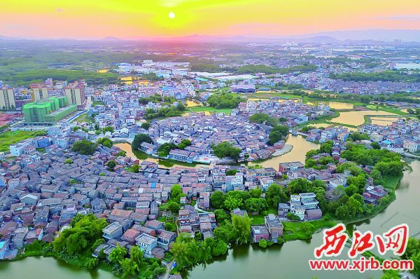 高要区美丽乡村建设成效显著。图为回龙镇黎槎村。 高要区供图