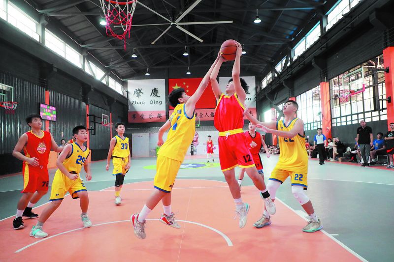 首届广东省青少年篮球联赛肇庆赛区开赛